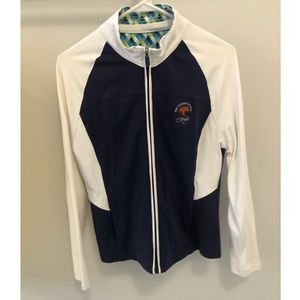 Zip up athletic jacket